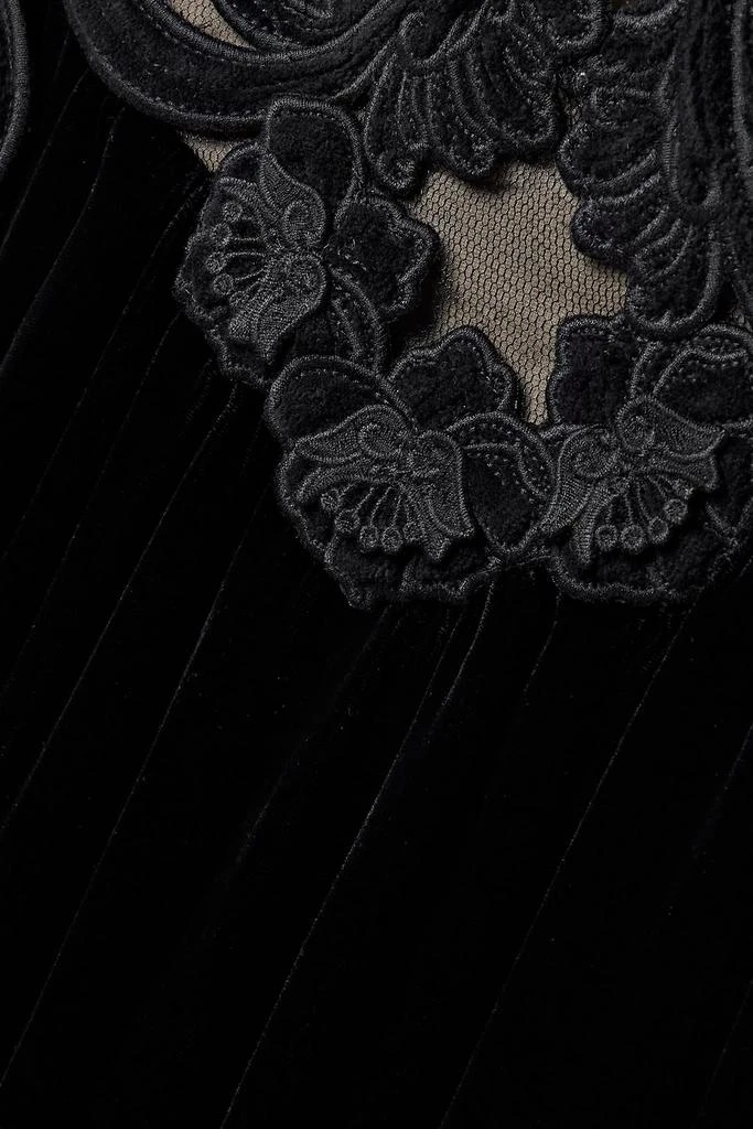 zimmermann black velvet dress Zimmermann Illustration Velvet Mini Dress Black/Silver