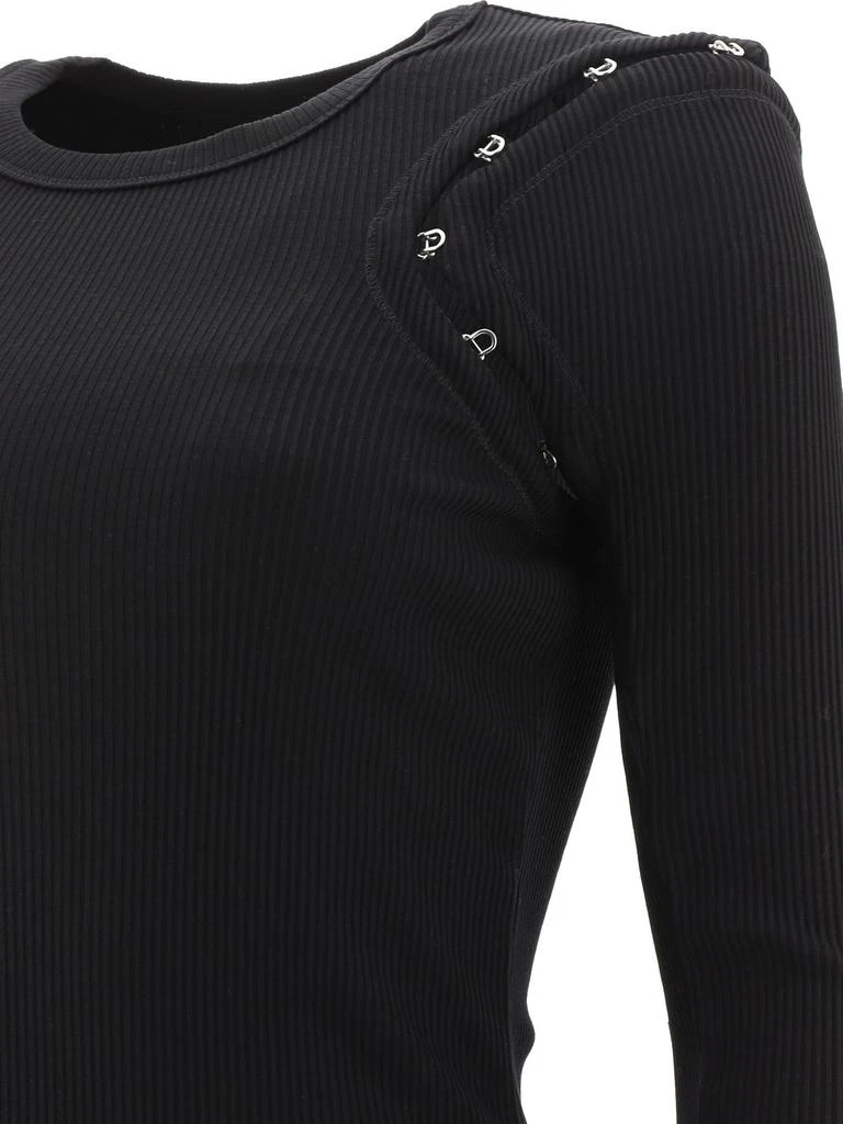 Dion Lee Dion Lee Hook And Eye Ribbed Crewnck Mini Dress 3