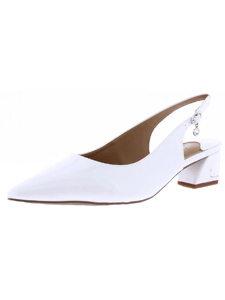 J. Reneé Shayanne Womens Patent Pointed Toe Slingback Heels 2