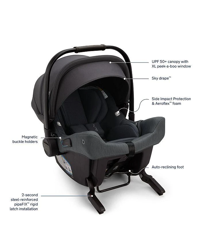 Nuna PIPA urbn Car Seat + TRIV next Stroller Travel System 7
