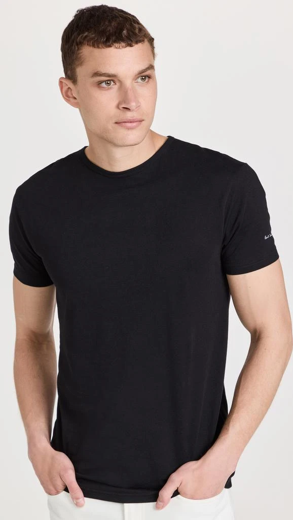 Paul Smith Cotton Logo Lounge 3 Pack T-Shirts 2