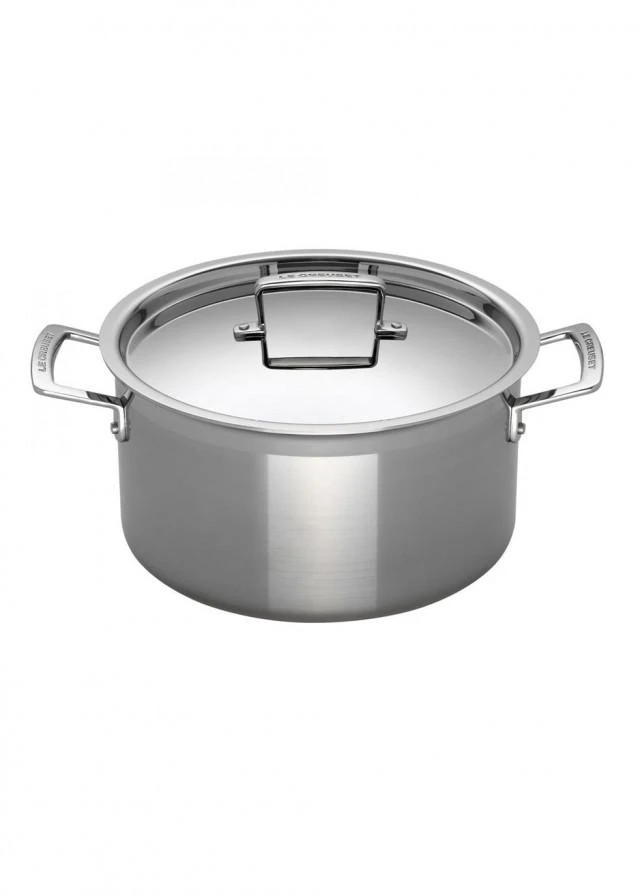 Le Creuset 3-ply stainless steel deep casserole 24cm 1