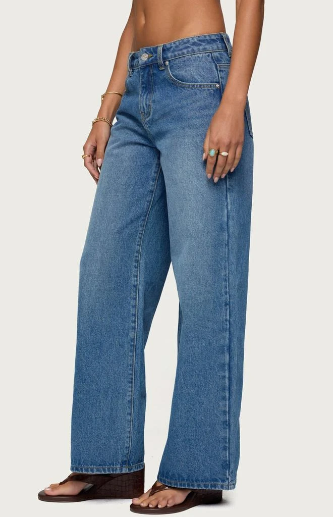 Edikted Ery Wide Leg Mid Rise Jeans 2