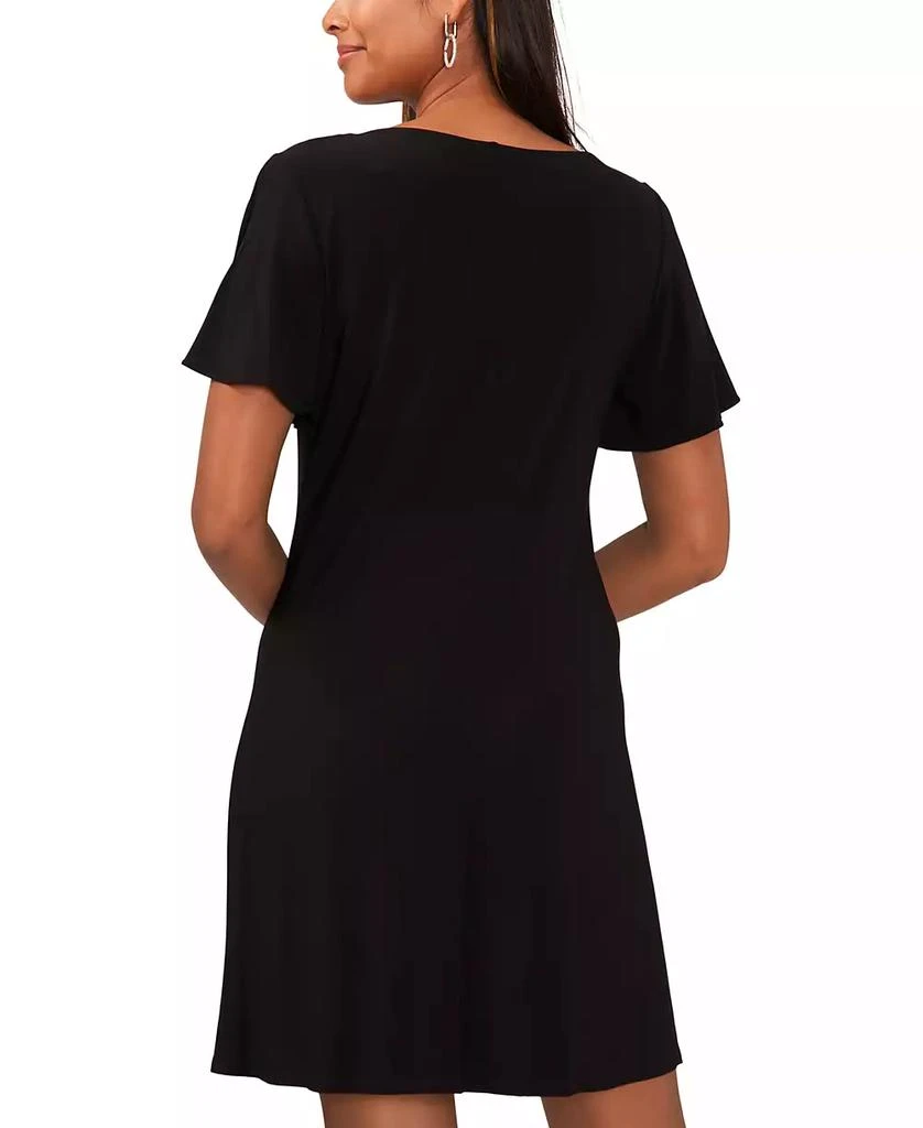 MSK Petite Embellished Flutter-Sleeve Dress 4