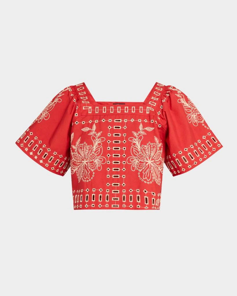 Rails Laine Embroidered Top 1