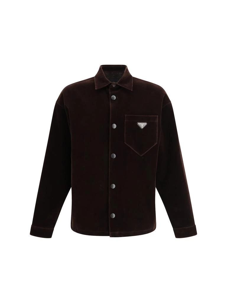 Prada Velvet Shirt Jacket 1