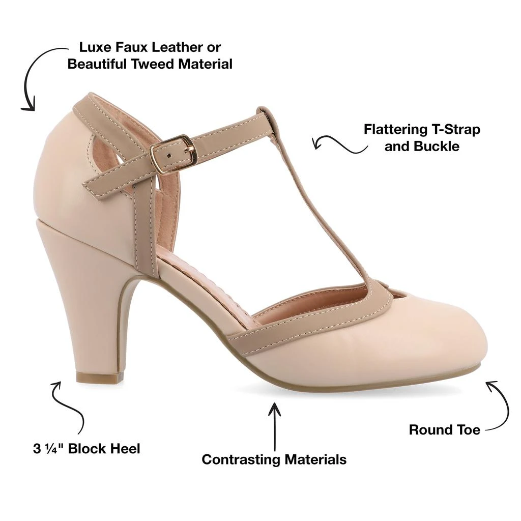 Journee Collection Collection Women's Wide Width Olina Pump 5