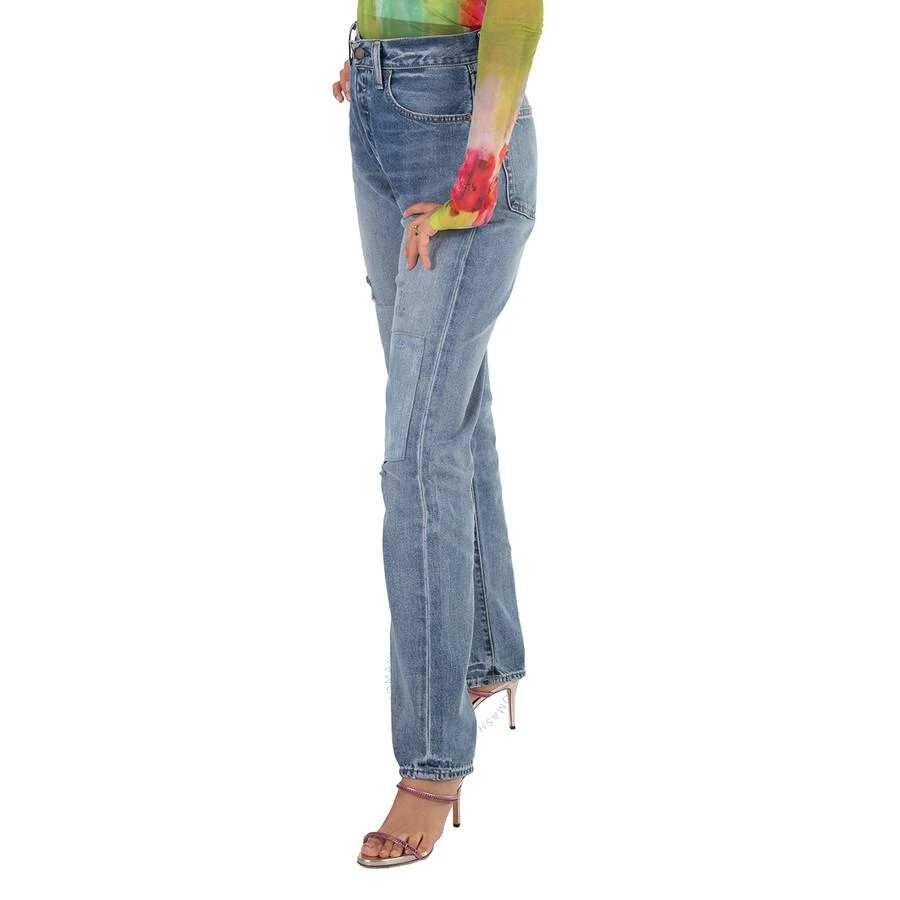 Ralph Lauren Ladies Kevah Wash Straight-Leg Denim Jeans 3