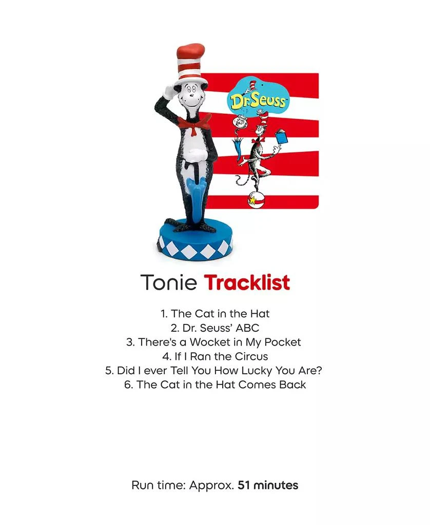 Tonies Dr. Seuss 4-Pack Audio Figurine Toys 4
