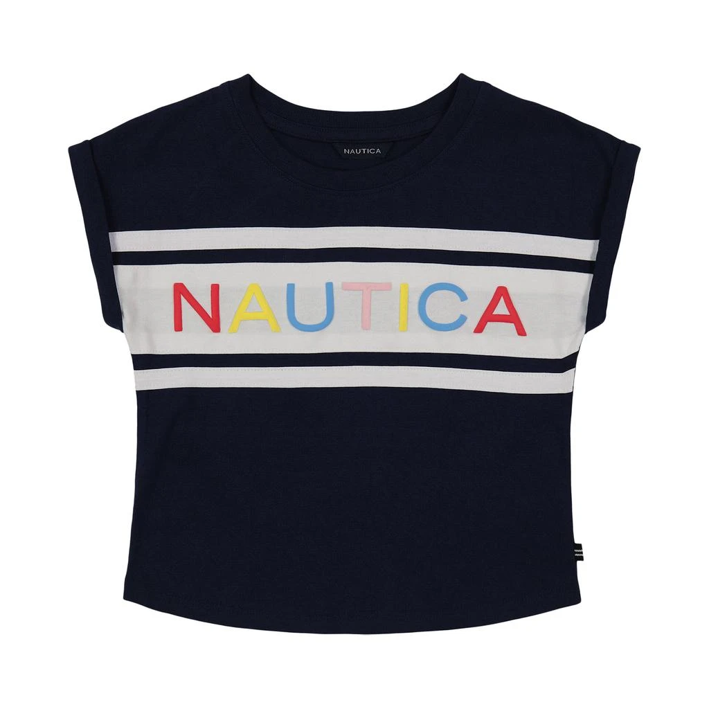Nautica Girls' Puff Logo T-Shirt (7-16) 1