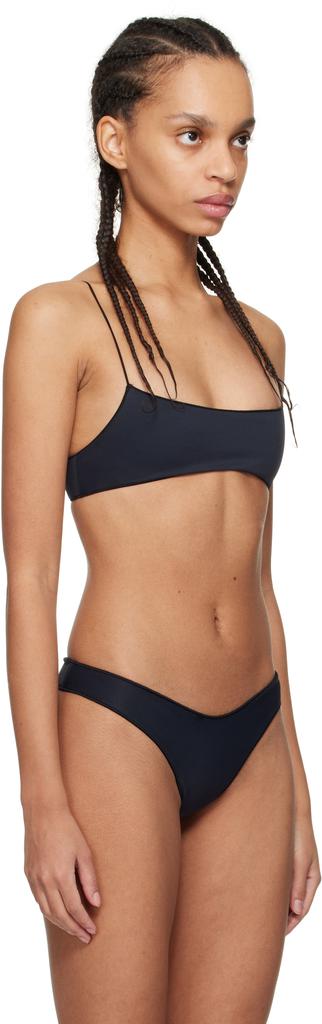 Tropic of C Black 'The C Bralette' Bikini Top