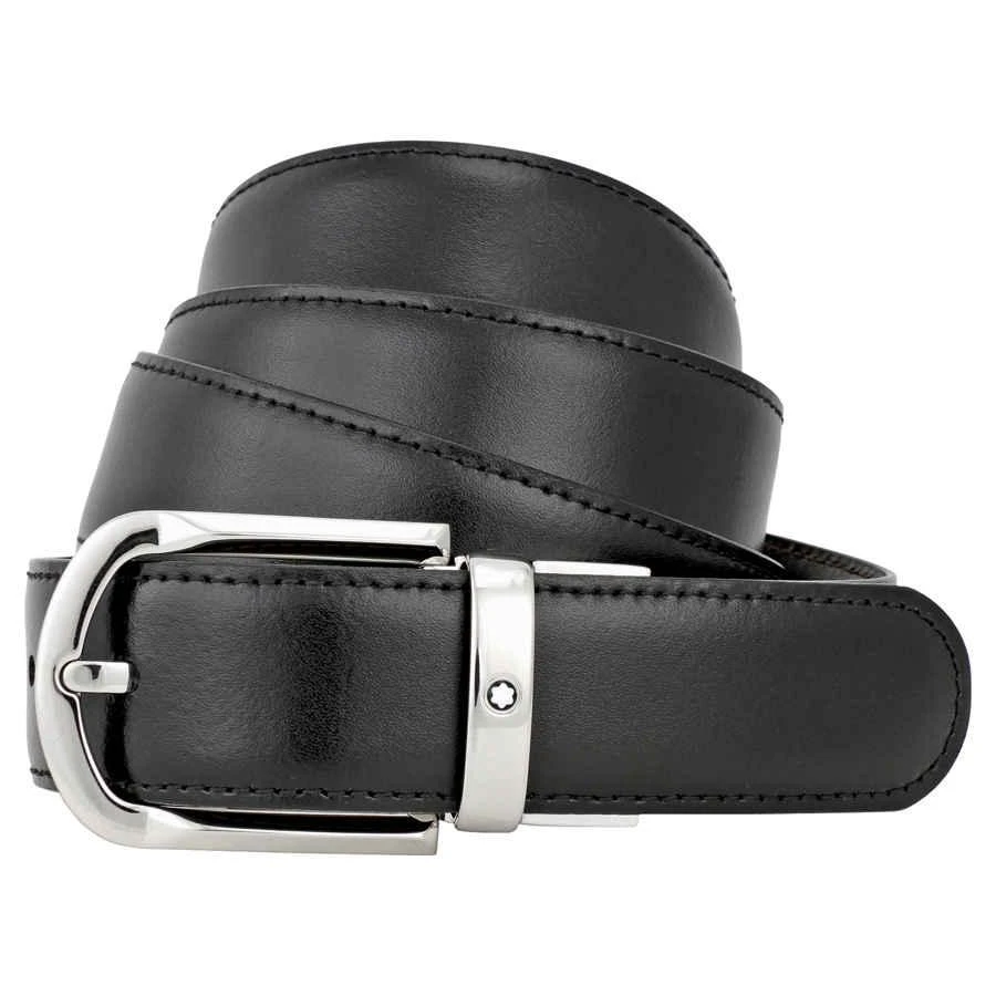 MontBlanc Reversible Leather Men's Belt 111080 1