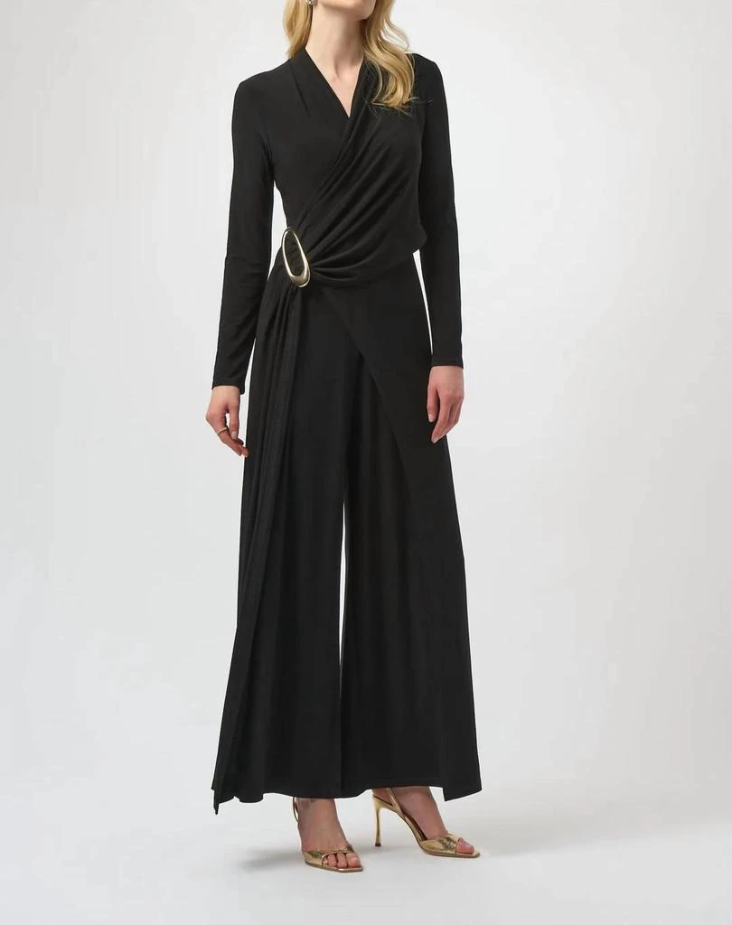 JOSEPH RIBKOFF Joseph Ribkoff - Long Sleeve Wide-leg Jumpsuit