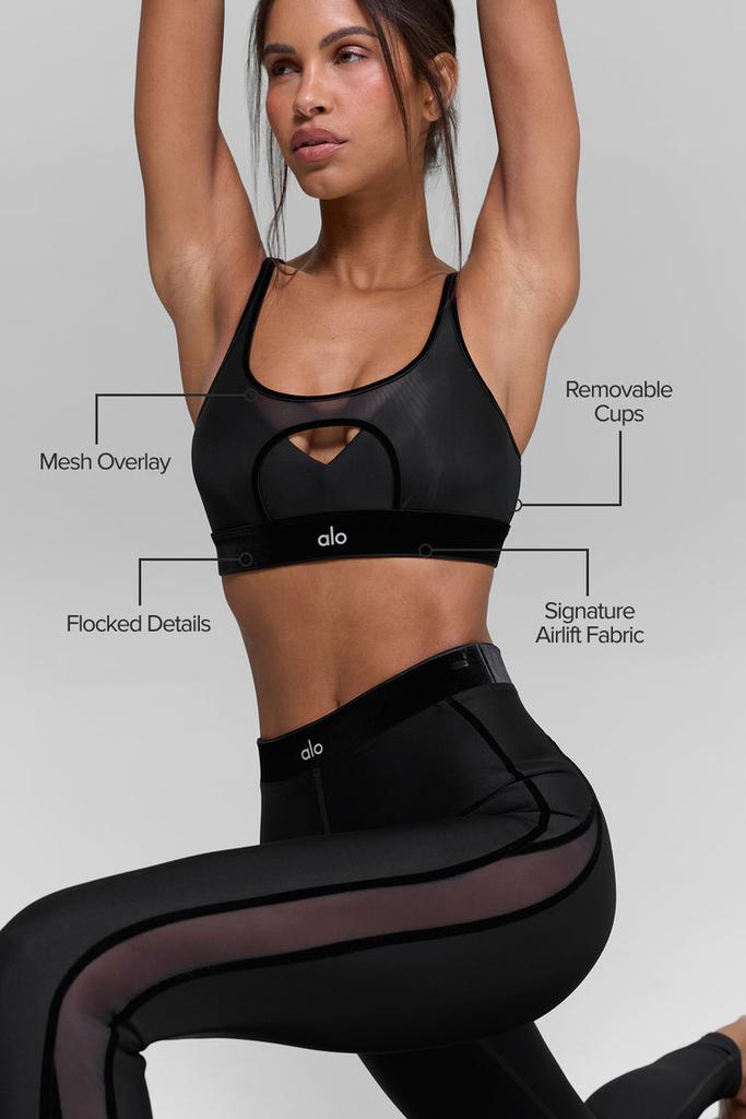 Alo Airlift Moonlight Bra - Black