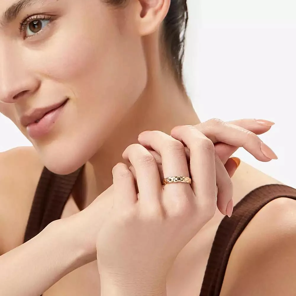 Ana Luisa Quilted Ring - Zeta 2