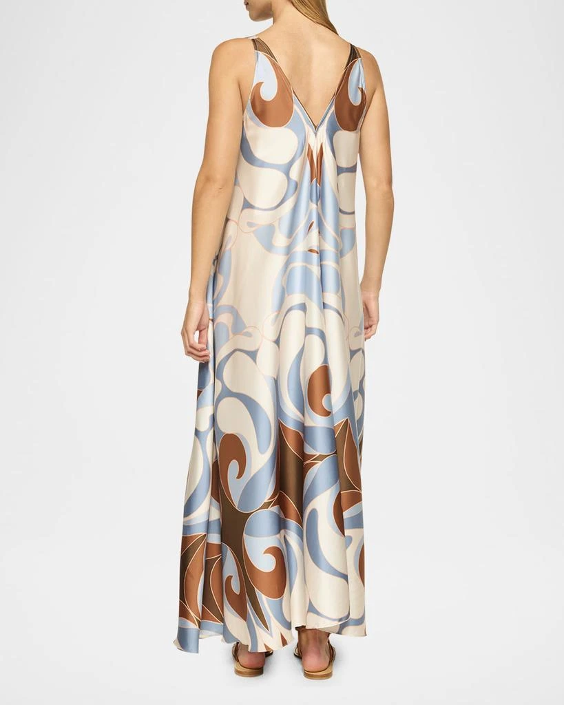 MISA Notta Satin Maxi Dress 3
