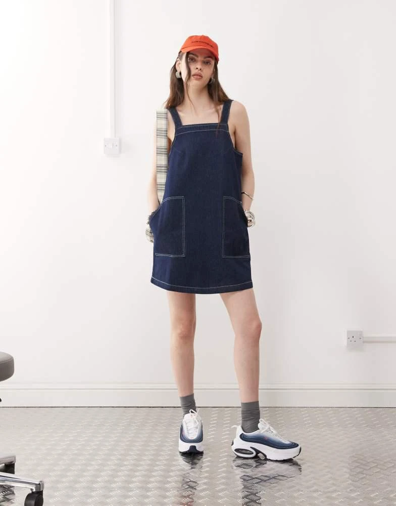 white christmas dresses Dakota Pinafore Dress – Hell Bunny main image 0