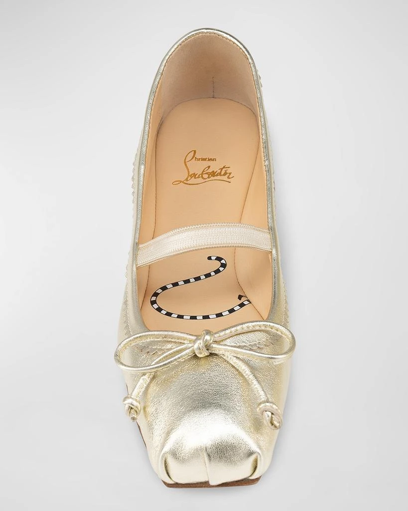 Christian Louboutin Girl
s Leather Ballet Flats, Toddlers/Kids 4