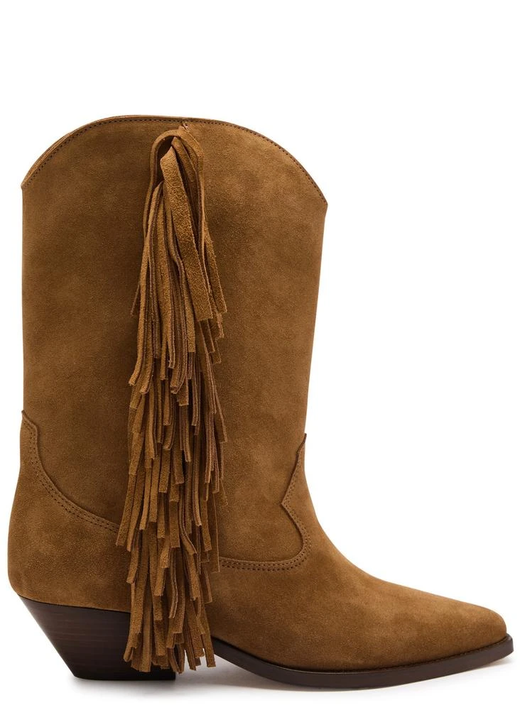 Isabel Marant Étoile Duerto 50 fringed suede mid-calf boots 1