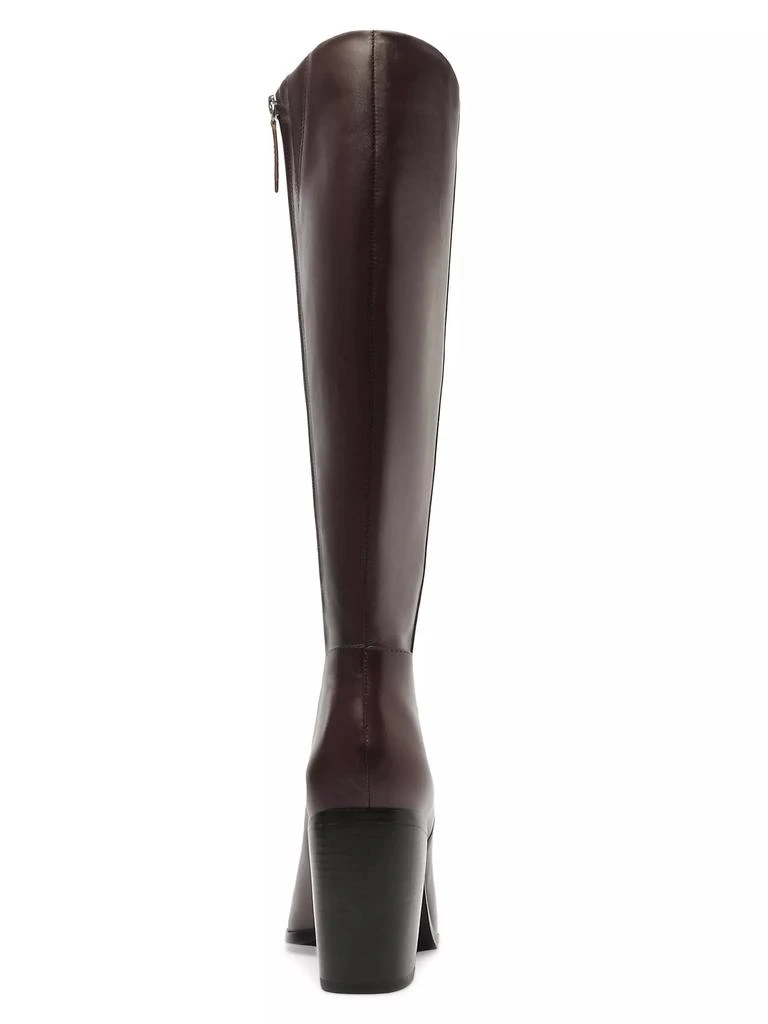 Schutz Mikki 85MM Block-Heel Leather Boots 7