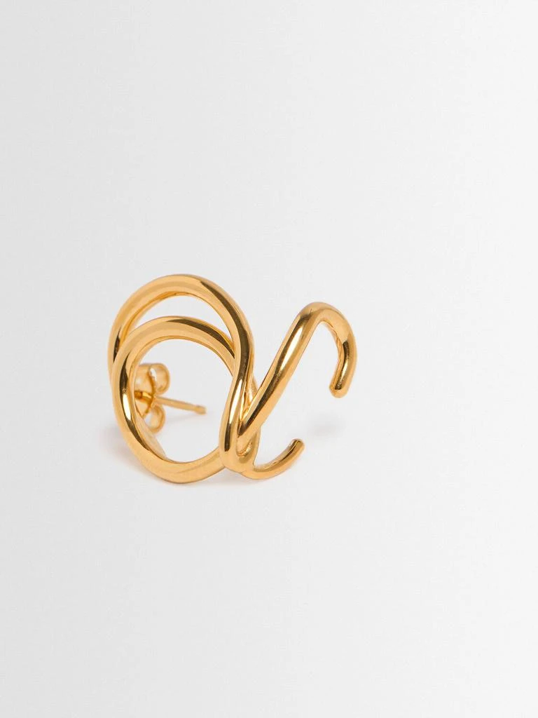 Charlotte Chesnais Bo Lasso Vermeil Mono Earring 2