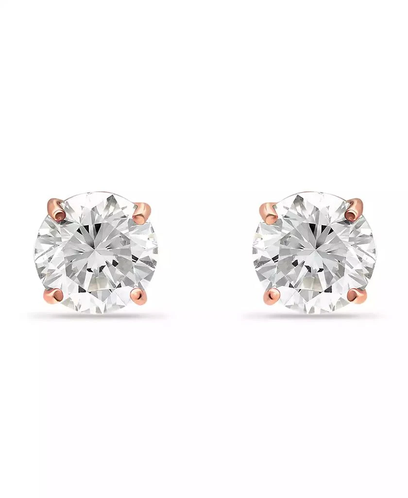 Giani Bernini 18k Gold over Sterling Silver Cubic Zirconia Stud Earrings (1 ct. t.w.) 3