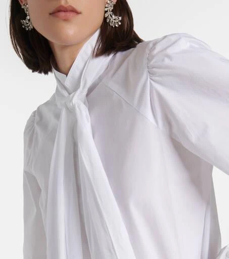 Patou Bow-detail cotton blouse 5