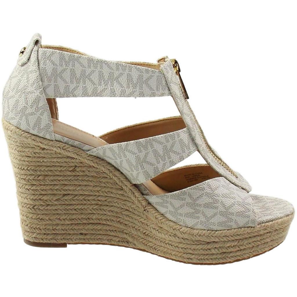 Michael Kors PW15K Womens Pattern Manmade Wedge Heels