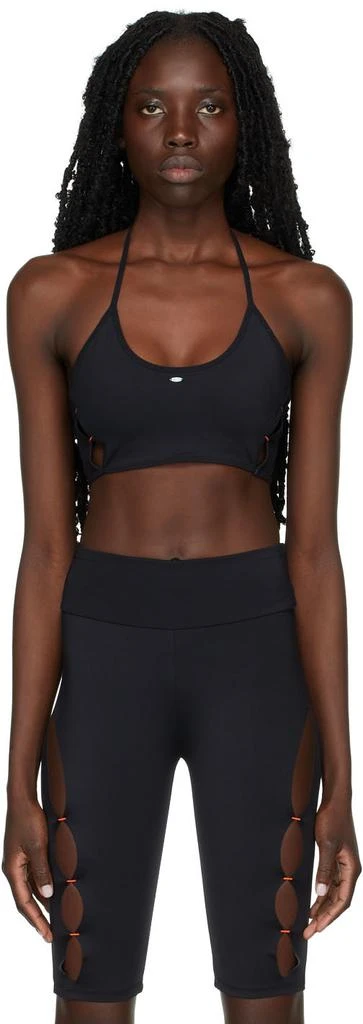 RUI SSENSE Exclusive Black Halter Sport Bra 1