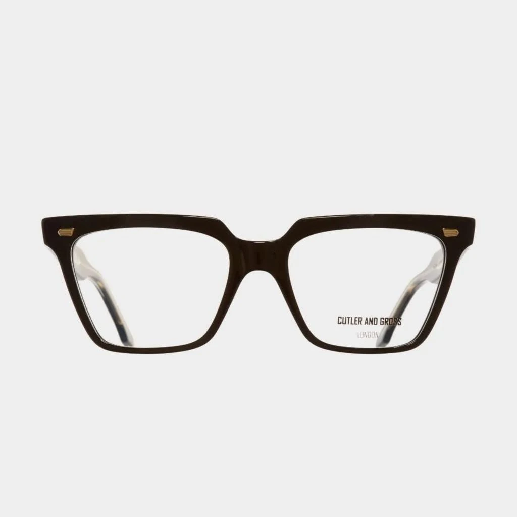 Cutler and Gross 1346-01 Black Taxi Acetate Optical Glasses 1