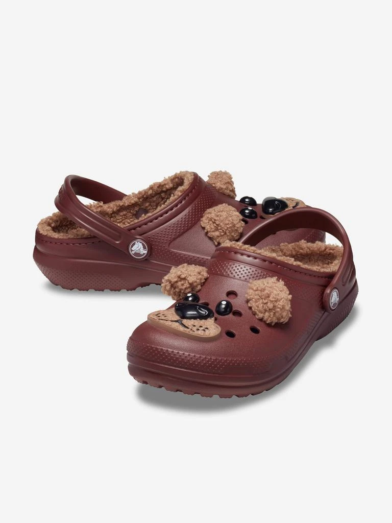 Crocs Crocs Kids Classic Lined I Am Bear Clog in Brown 2