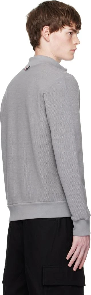 Thom Browne Gray Reverse Loopback 4-Bar Jacket 3