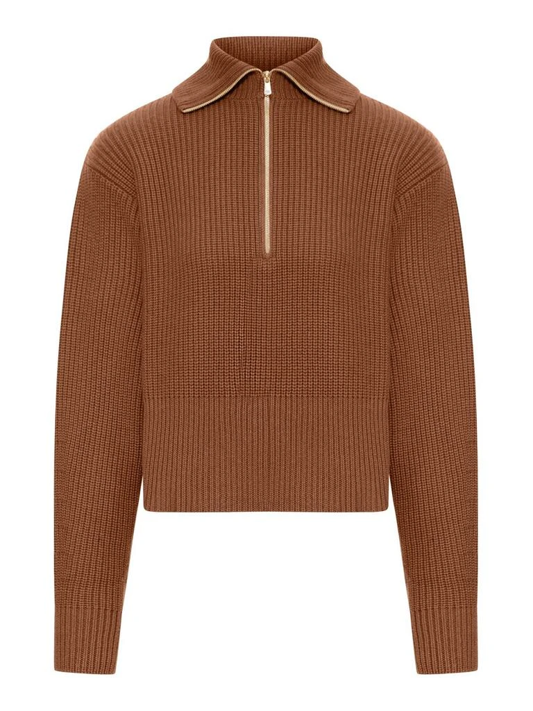 Max Mara Max Mara Nadar Quarter-Zip Knitted Jumper from Cettire