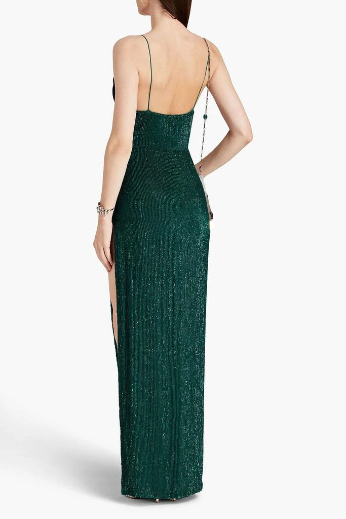 retrofête Katya sequined chiffon gown 3