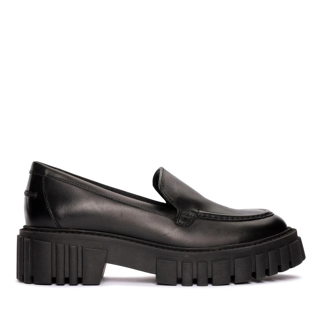 Clarks Page Loafer in Black Leather
