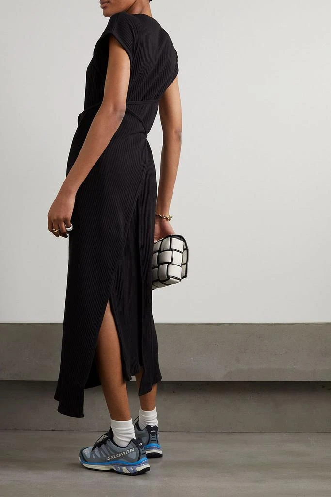 strapless open back dress MUGLER EMBOSSED MINIDRESS
