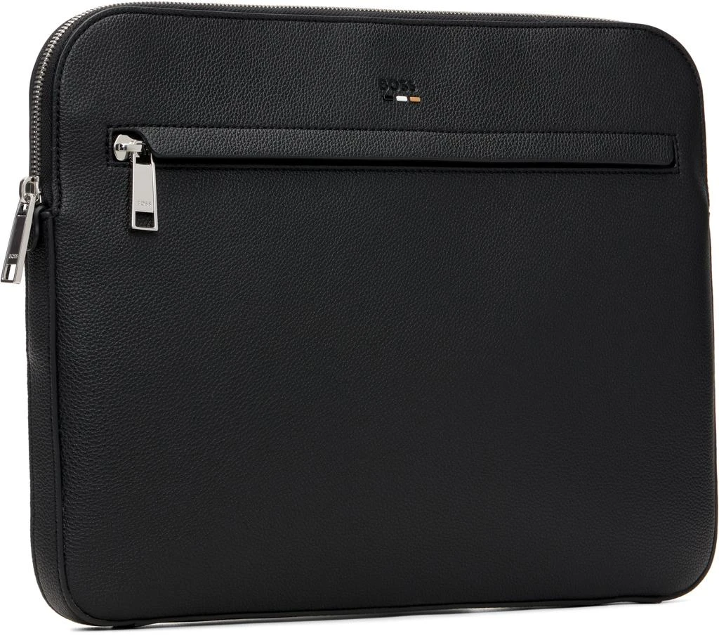 Hugo Boss Black Embossed-Logo Laptop Bag 2