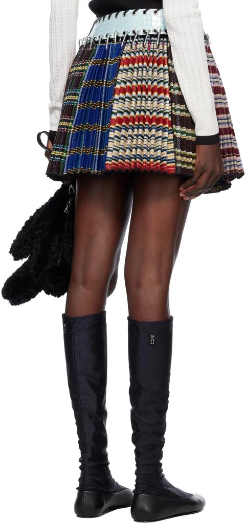 CHOPOVA LOWENA Multicolor Remnant Carabiner Miniskirt 3