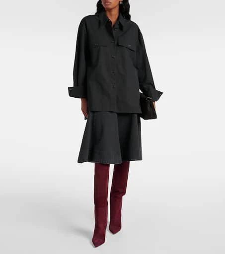 Jimmy Choo Alizze 85 suede knee-high boots 3