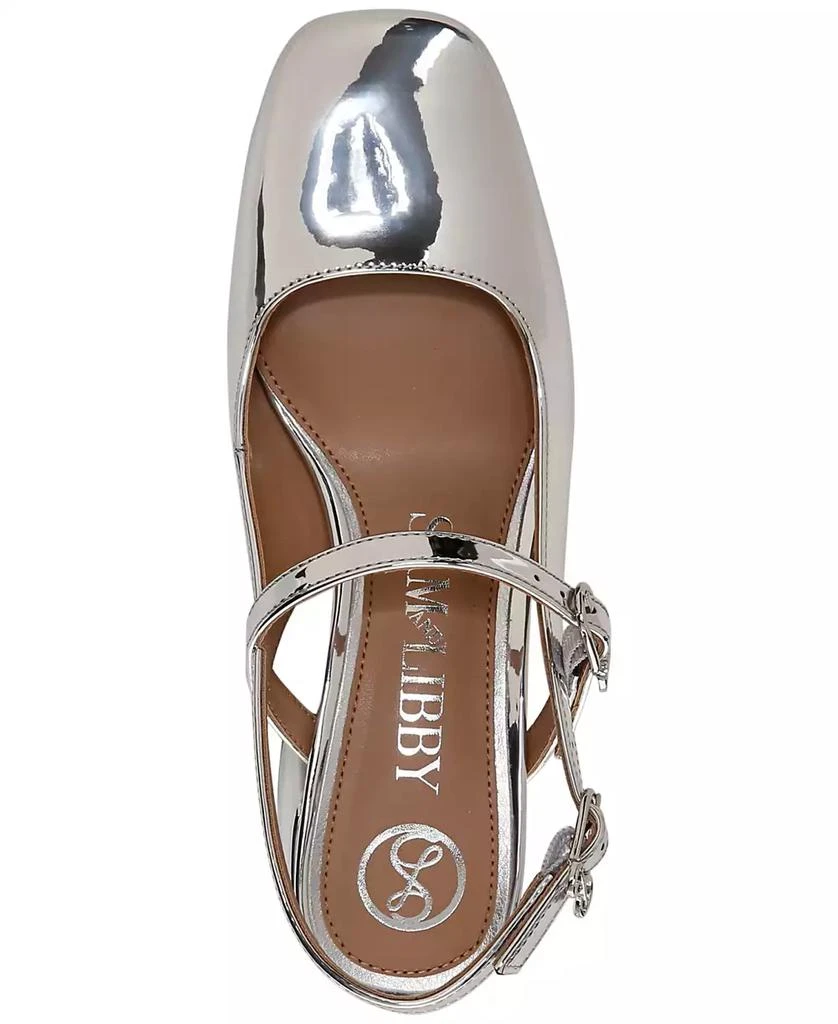 Sam and Libby Women's Grace Block Heel Slingback Mary Jane Pumps 4