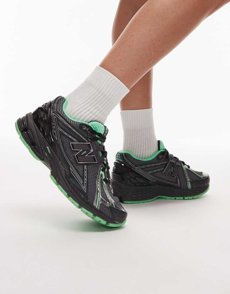 size? × New Balance 1906R \"Green Black\" New Balance 1906R “Volt Black/Neon Green” 2024 This | Depop