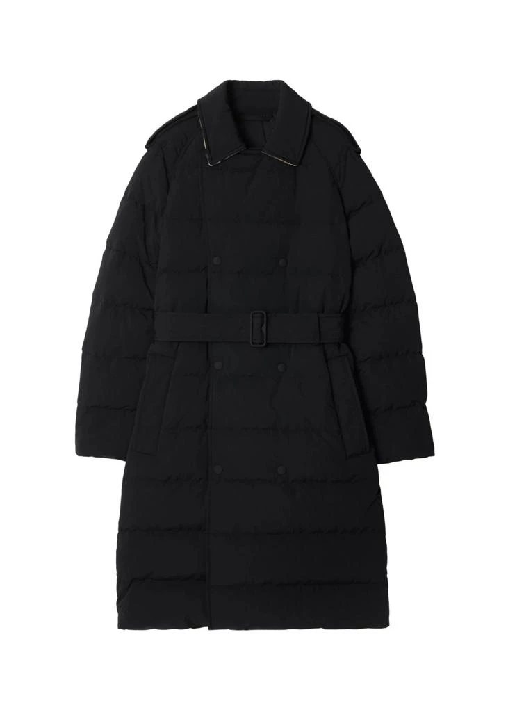 Burberry Mid-length nylon puffer coat 1