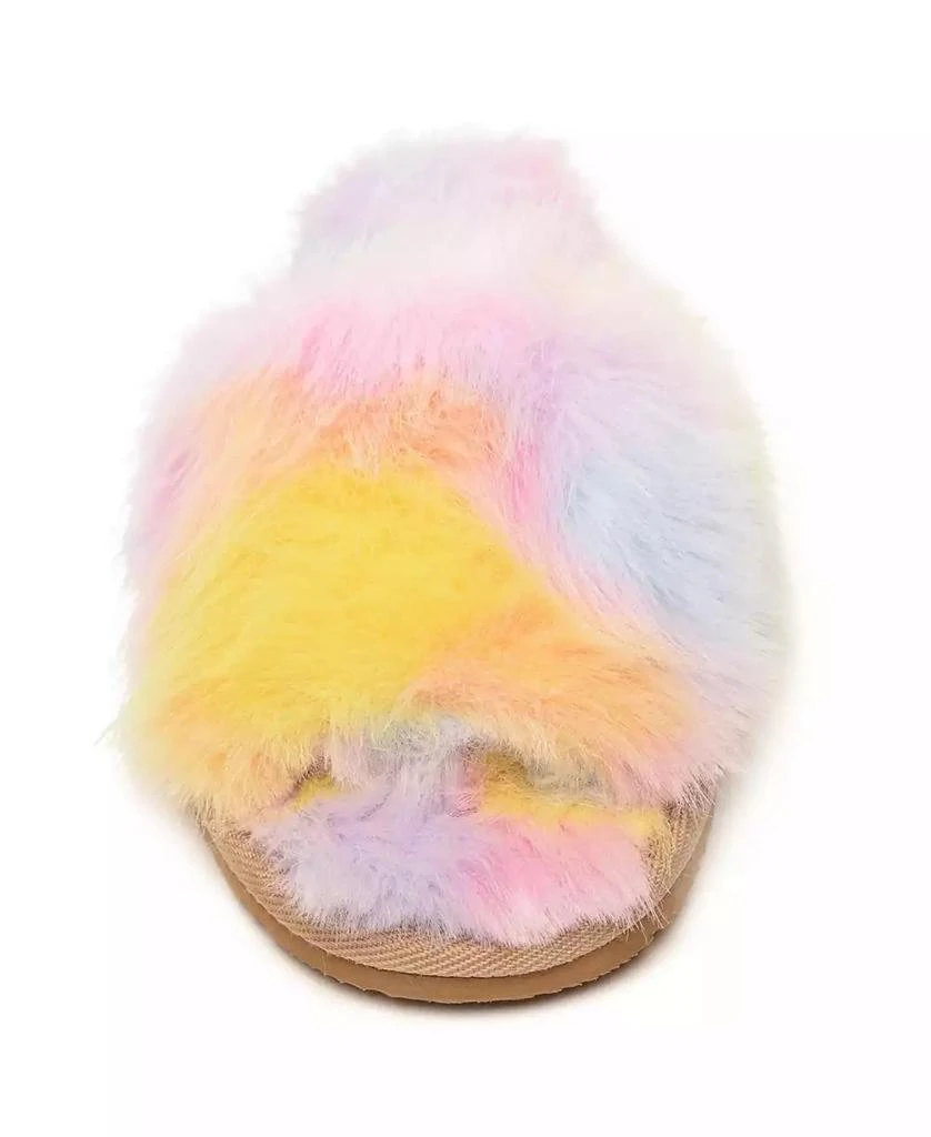 Minnetonka Little and Big Girls Lyla Faux Fur Slide Slippers 4