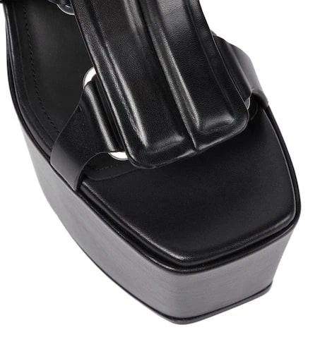 Rick Owens Leather platform sandals 6