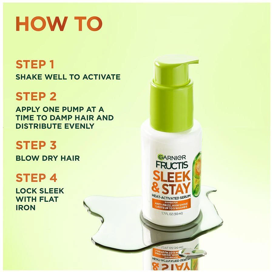 Garnier Fructis Sleek & Stay Heat-Activated Serum 5