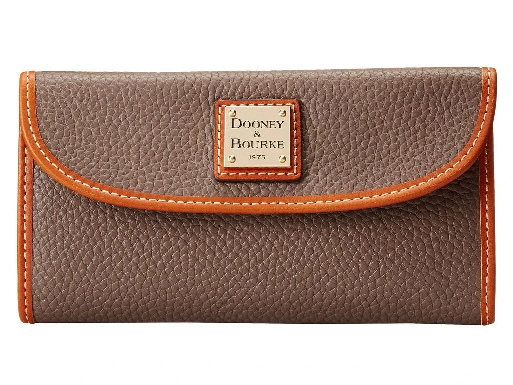 Dooney & Bourke Pebble Leather New SLGS Continental Clutch 1