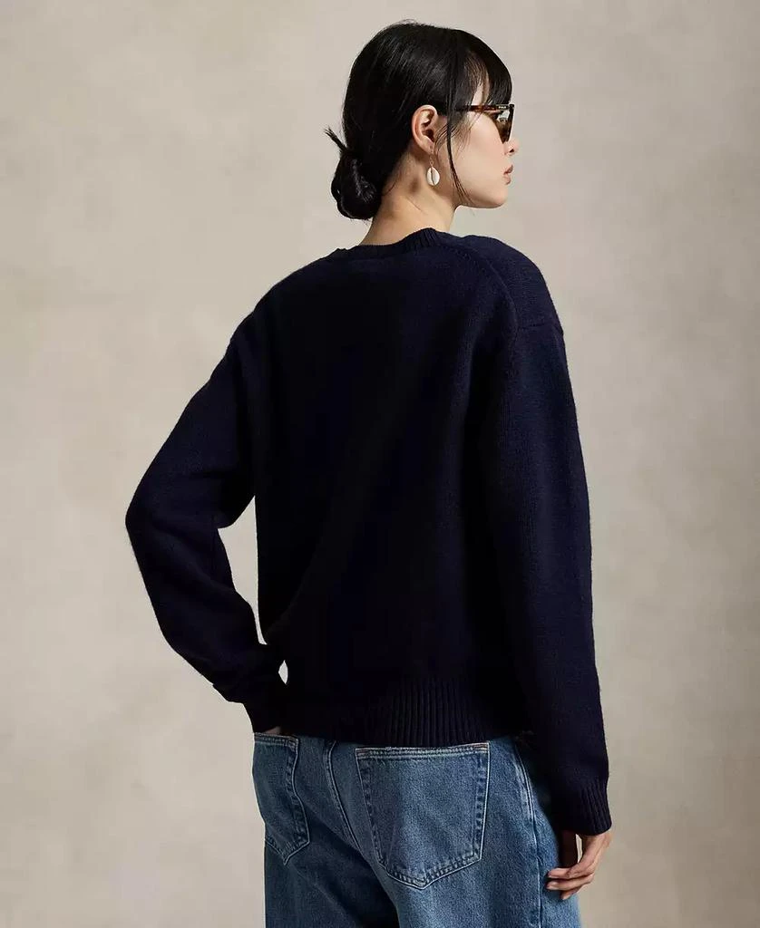 Ralph Lauren Women's Polo Bear Wool-Cashmere-Blend Sweater 2