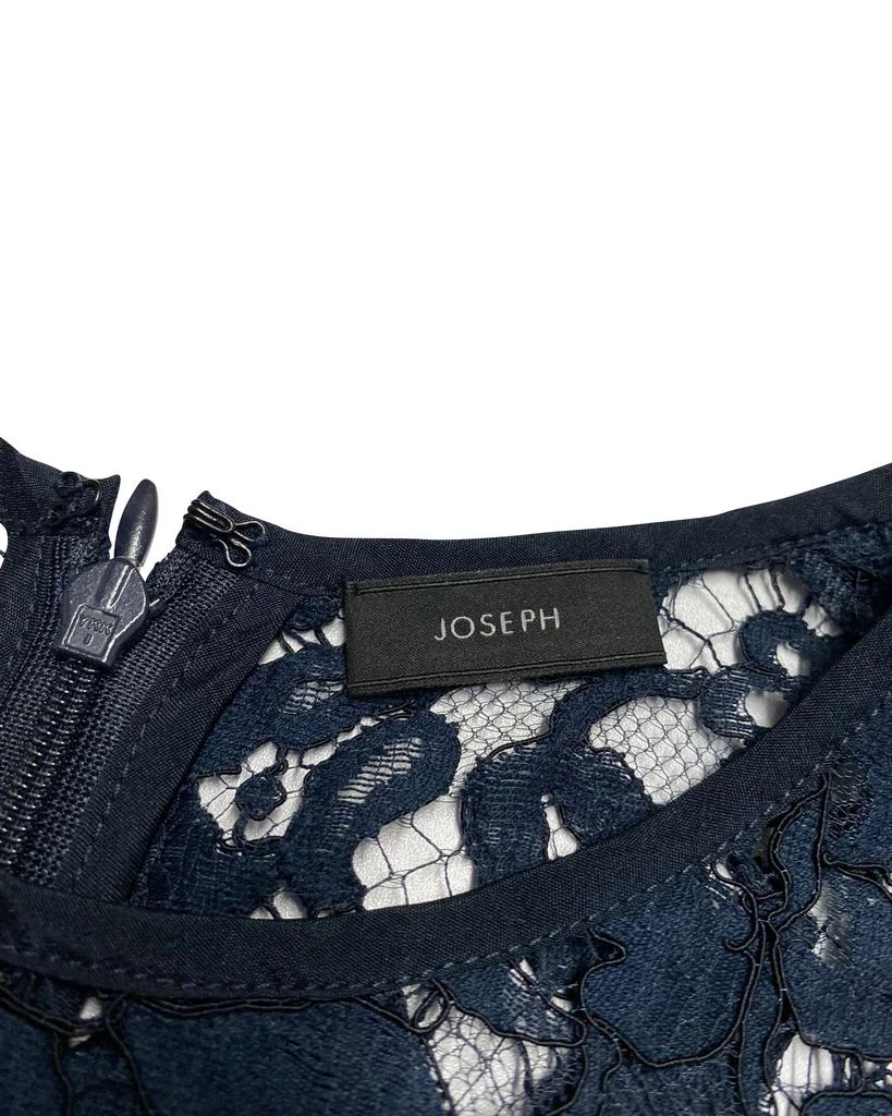Joseph Joseph Fitted Lace Dress in Blue Rayon 3