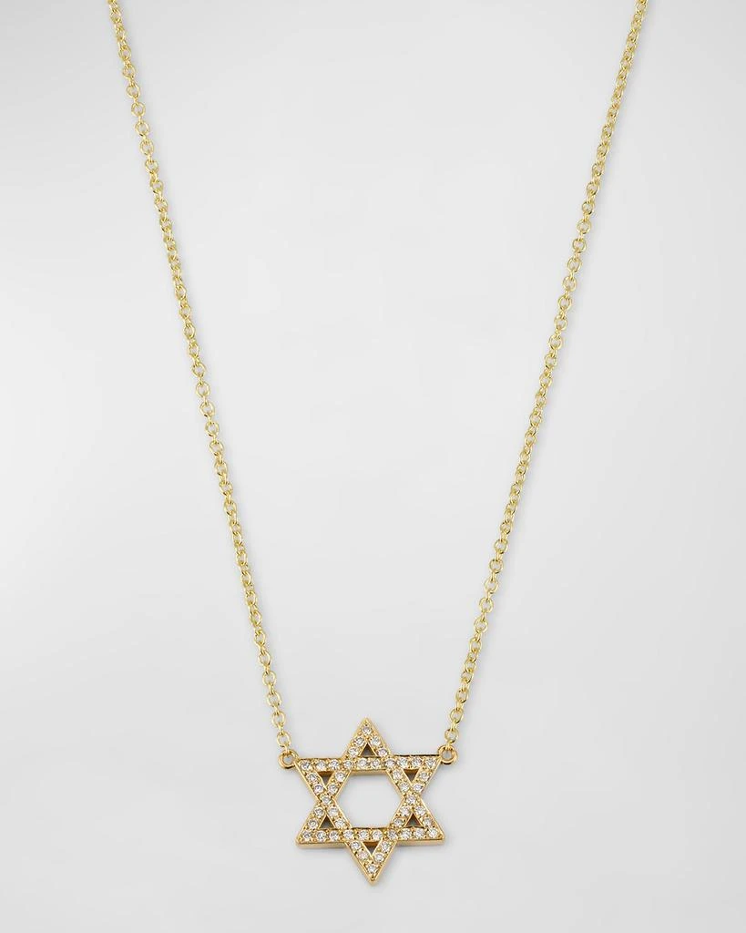 Jennifer Meyer Diamond Star of David Necklace 1