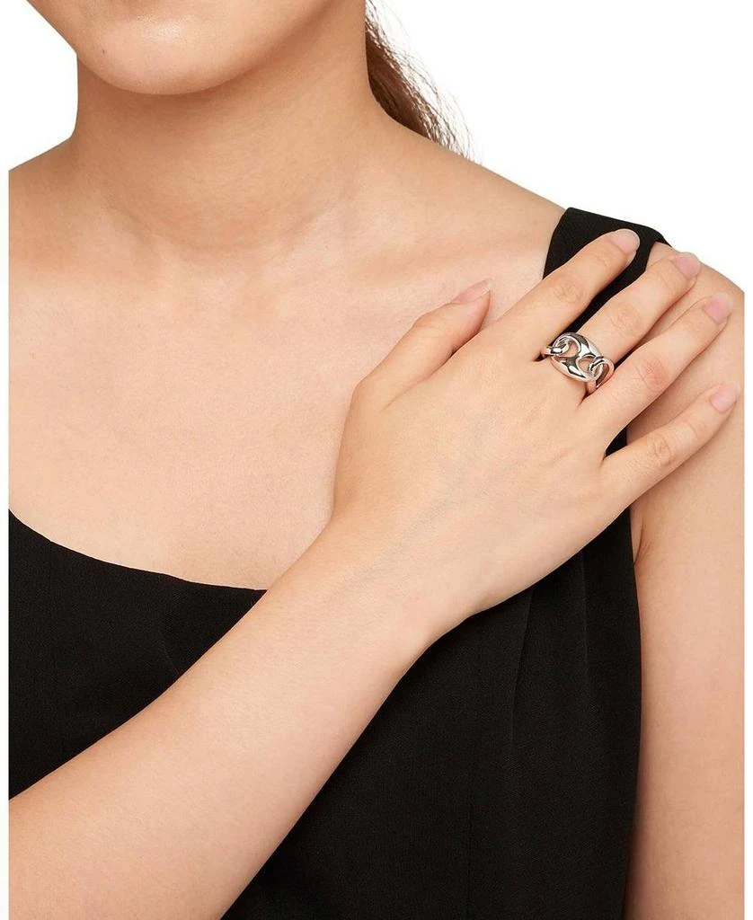 Oradina Sterling Silver Take Me There Mariner Ring 3